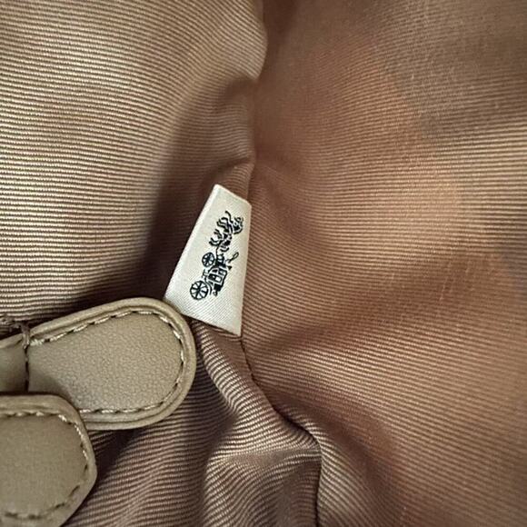 Coach Rowan Large Satchel Crossbody Bag In Signature Canvas In Sand Taupe CV959 - Picture 10 of 12